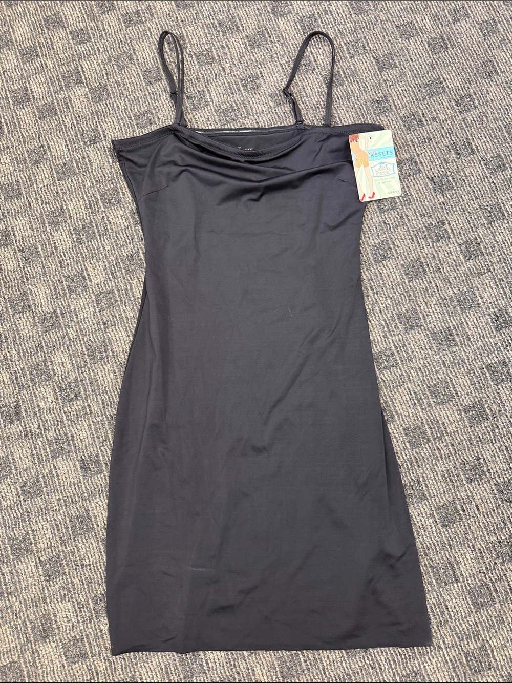 Spanx Assets‎ Fantastic Firmers Black Full Slip Shapewear 1X NWT